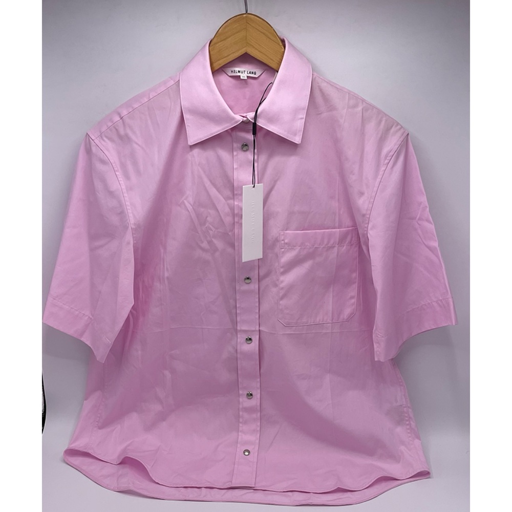 Helmut Lang Short Sleeve Cotton Women's Shirt Size XS